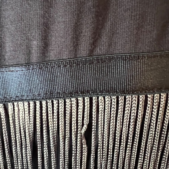 Boston Proper Sleeveless Dress with Embroidery & Fringe Size 8 - Picture 6 of 13